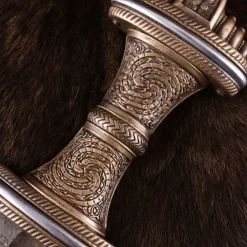 Deepeeka Angelsächsische Schwert Fetter Lane, Damaststahl Stahl -Keltische, griechische und römische Schwerter Verkaufsladen angelsaechsische schwert fetter lane damaststahl s 4