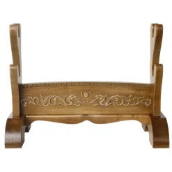 Drachen Stehen Für Zwei Samuraischwerter