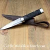 Deepeeka Sgian Dubh Von Damaszener Stahl -Keltische, griechische und römische Schwerter Verkaufsladen sgian dubh von damaszener stahl