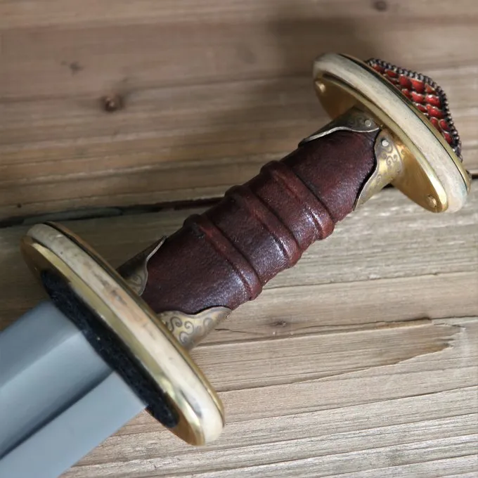 Deepeeka Sutton Hoo Schwert Mit Emaille 3 Deepeeka Sutton Hoo Schwert Mit Emaille