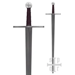 SPQR Tempelritter Schwert, Battle-ready (stumpf 3 Mm)