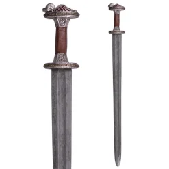 Deepeeka Vendel Schwert Uppsala 7. Bis 8. Jahrhundert, Verzinnte Griff, Damaststahl