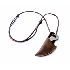 Viking Neckknife Damaskus