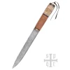 SPQR Viking Seax Mit Knotenmotiv, Damaszenerstahl 1 SPQR Viking Seax Mit Knotenmotiv, Damaszenerstahl -Keltische, griechische und römische Schwerter Verkaufsladen viking seax mit knotenmotiv damaszenerstahl